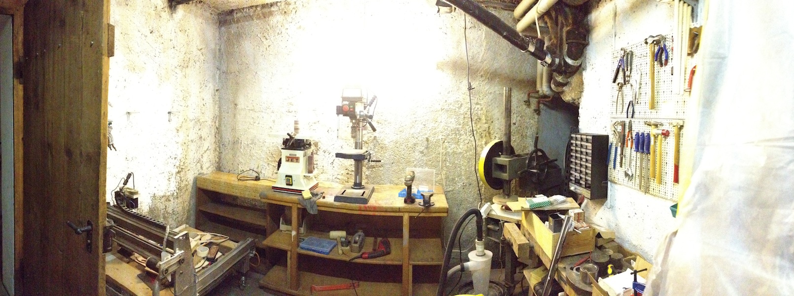 panoramic view of the workshop